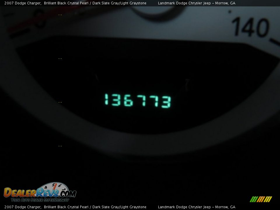 2007 Dodge Charger Brilliant Black Crystal Pearl / Dark Slate Gray/Light Graystone Photo #26