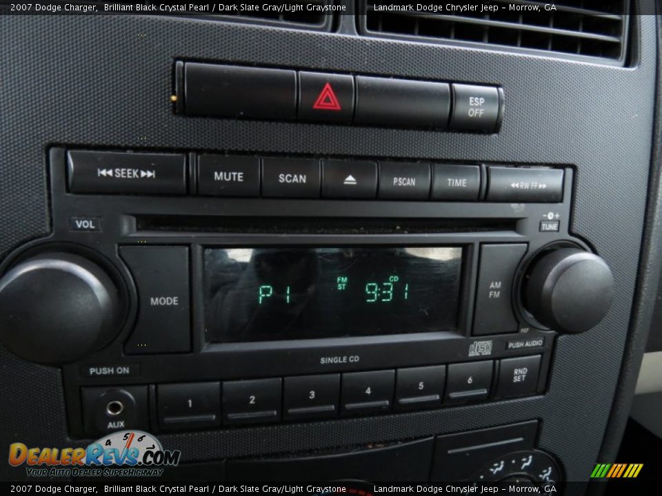 2007 Dodge Charger Brilliant Black Crystal Pearl / Dark Slate Gray/Light Graystone Photo #27