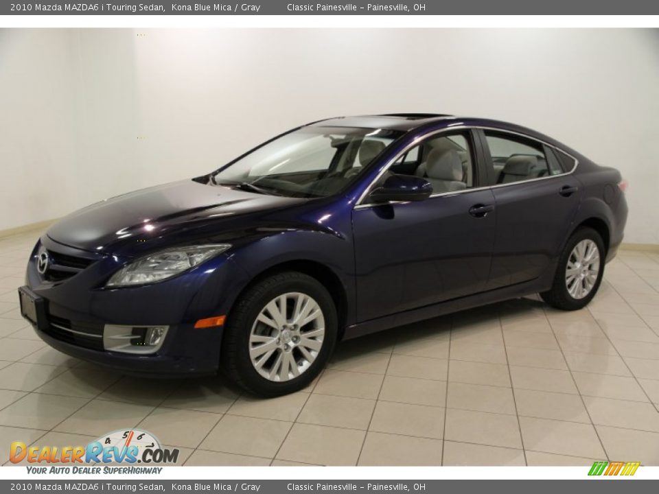 2010 Mazda MAZDA6 i Touring Sedan Kona Blue Mica / Gray Photo #3