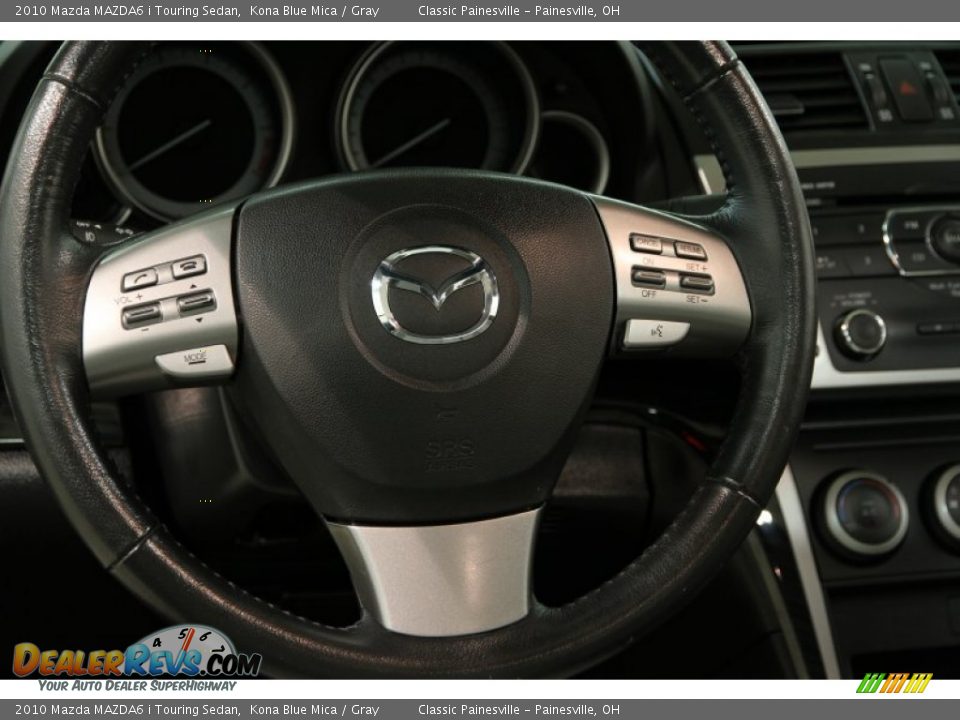 2010 Mazda MAZDA6 i Touring Sedan Kona Blue Mica / Gray Photo #6