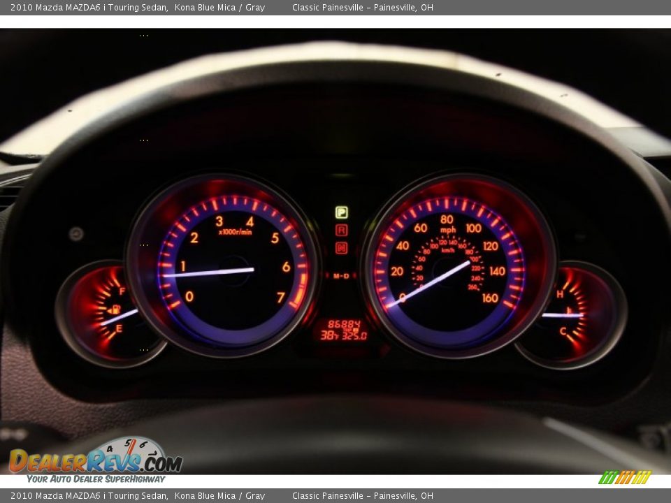 2010 Mazda MAZDA6 i Touring Sedan Kona Blue Mica / Gray Photo #7