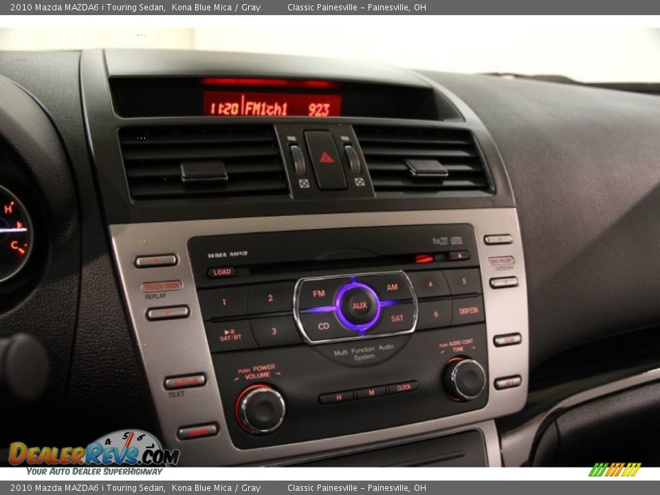 2010 Mazda MAZDA6 i Touring Sedan Kona Blue Mica / Gray Photo #8