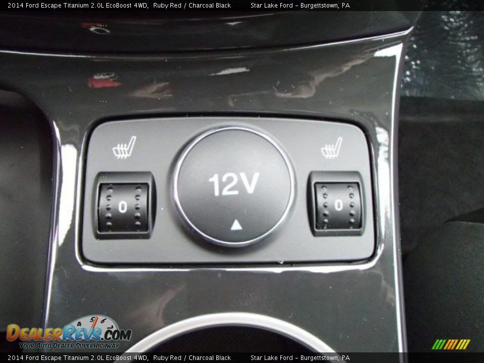 2014 Ford Escape Titanium 2.0L EcoBoost 4WD Ruby Red / Charcoal Black Photo #21