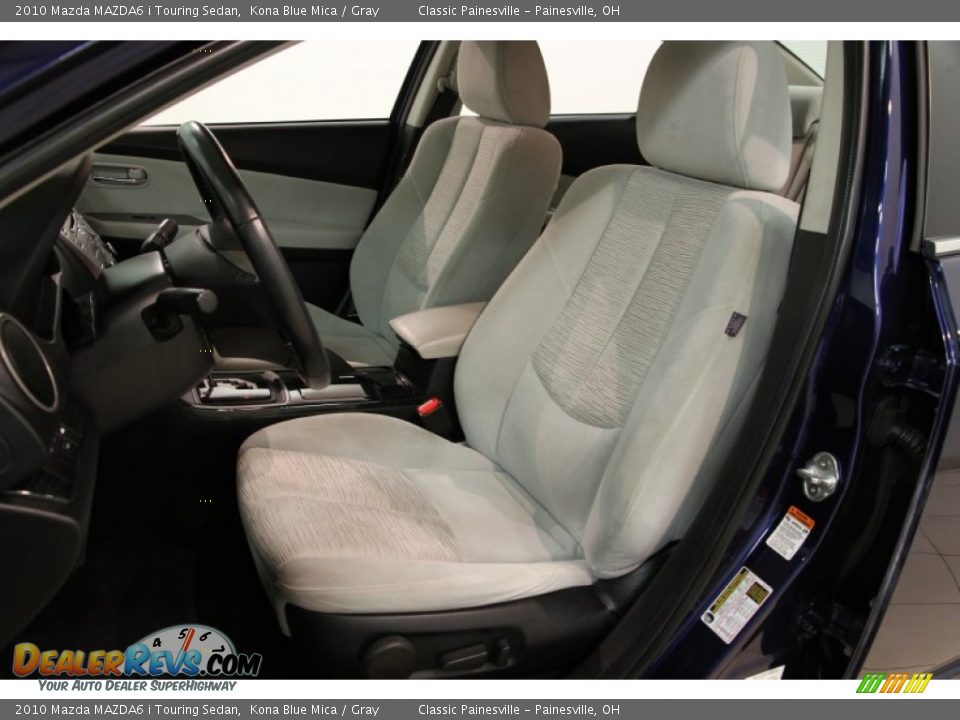 2010 Mazda MAZDA6 i Touring Sedan Kona Blue Mica / Gray Photo #14