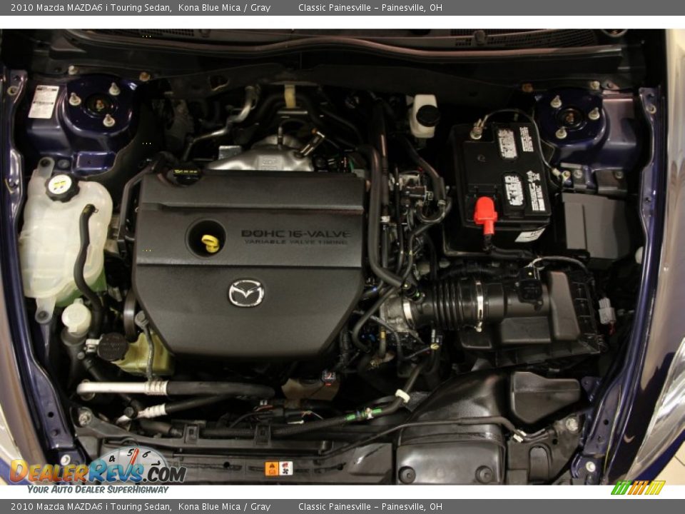 2010 Mazda MAZDA6 i Touring Sedan Kona Blue Mica / Gray Photo #16