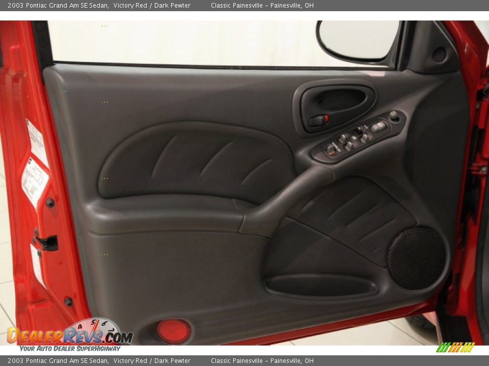 2003 Pontiac Grand Am SE Sedan Victory Red / Dark Pewter Photo #4