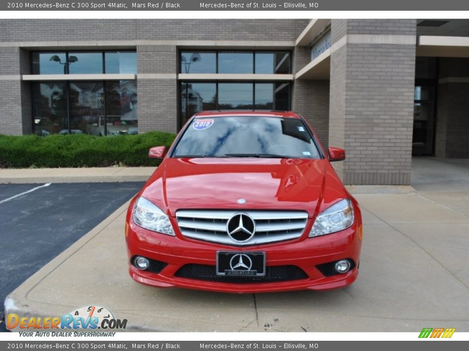 2010 Mercedes-Benz C 300 Sport 4Matic Mars Red / Black Photo #3