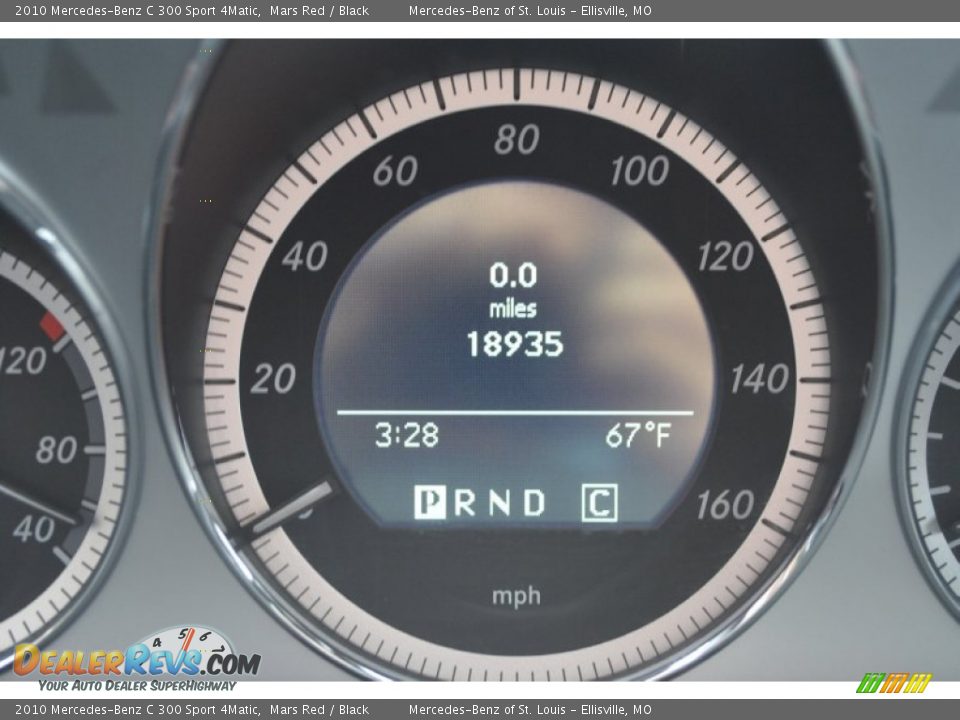 2010 Mercedes-Benz C 300 Sport 4Matic Mars Red / Black Photo #5