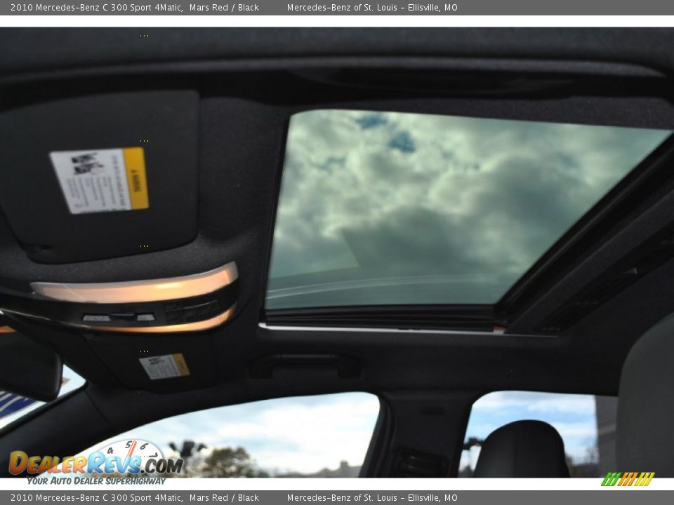 2010 Mercedes-Benz C 300 Sport 4Matic Mars Red / Black Photo #6