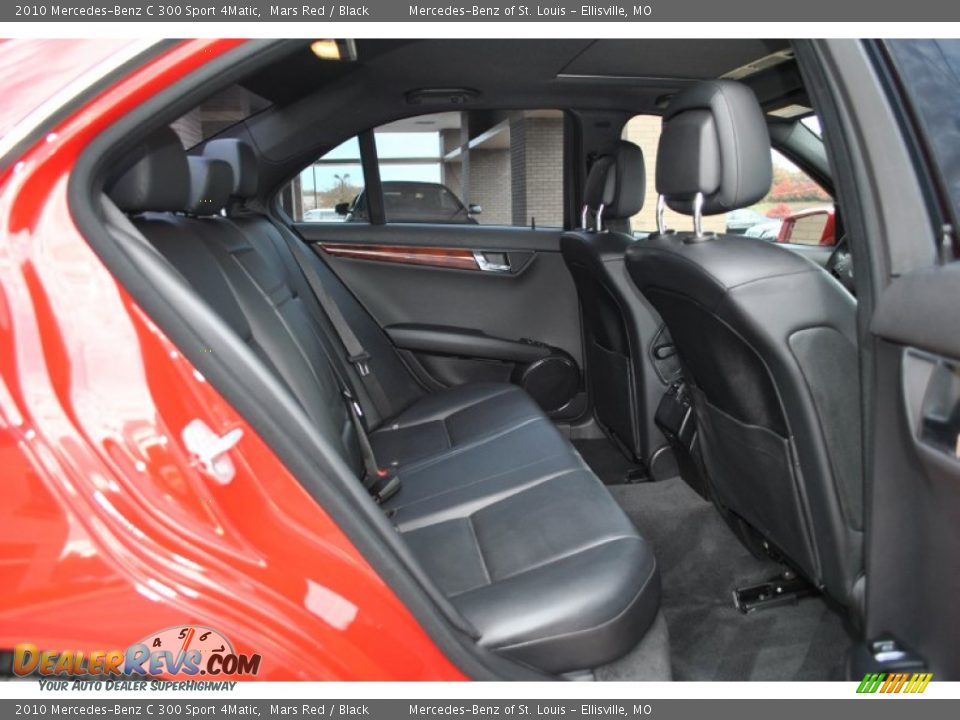 2010 Mercedes-Benz C 300 Sport 4Matic Mars Red / Black Photo #9