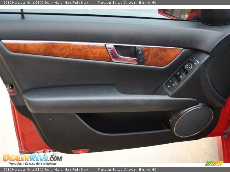2010 Mercedes-Benz C 300 Sport 4Matic Mars Red / Black Photo #14