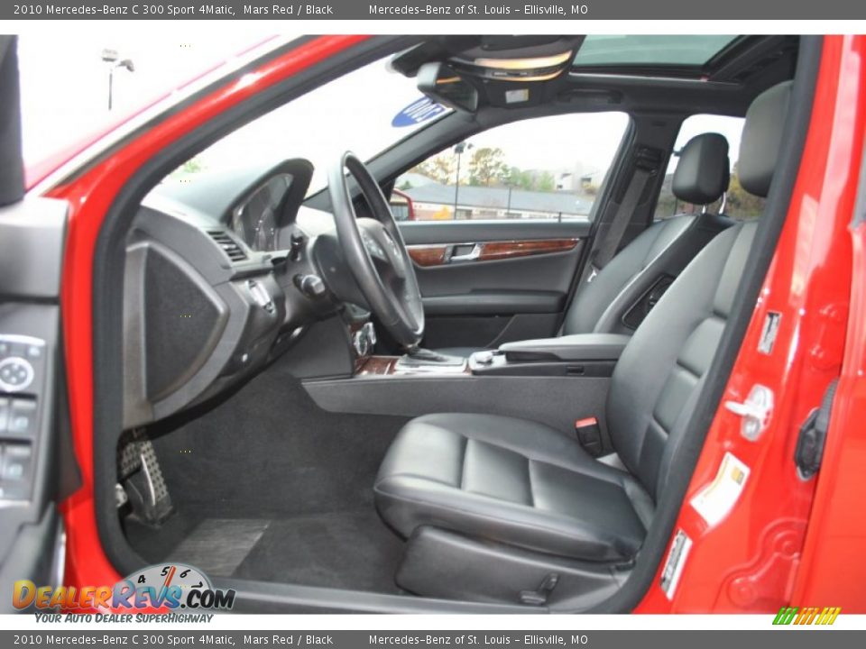 2010 Mercedes-Benz C 300 Sport 4Matic Mars Red / Black Photo #15