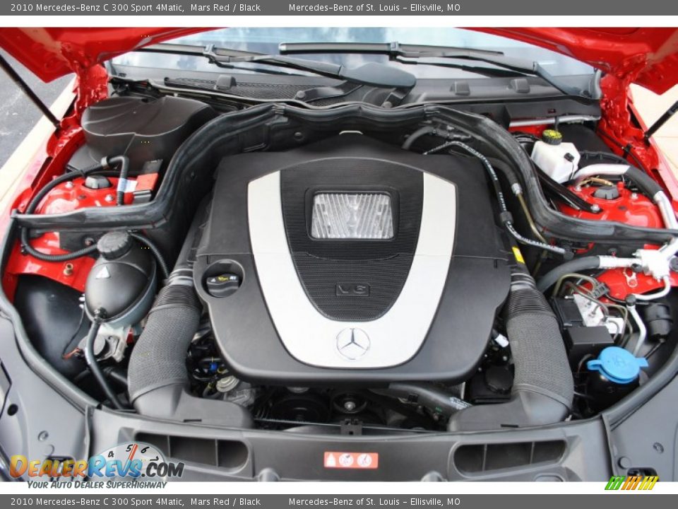 2010 Mercedes-Benz C 300 Sport 4Matic Mars Red / Black Photo #20