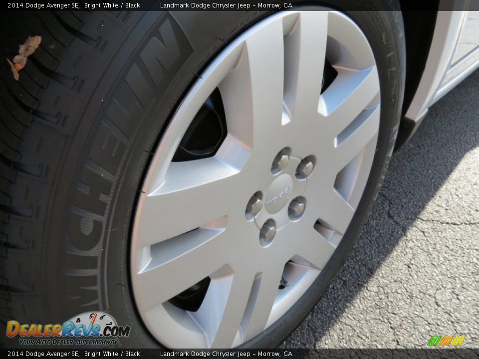2014 Dodge Avenger SE Bright White / Black Photo #5