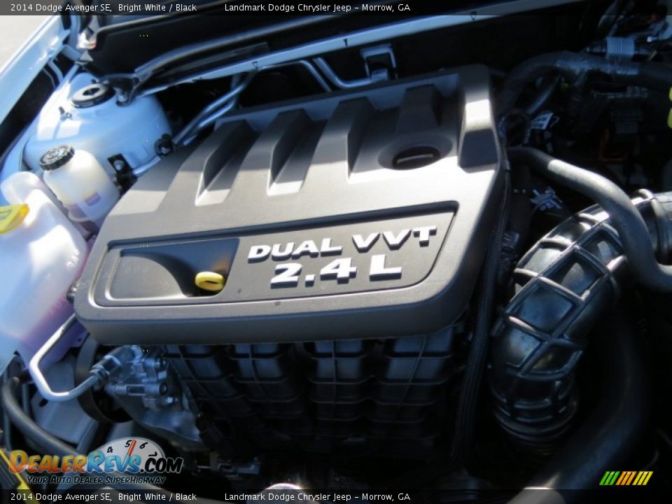 2014 Dodge Avenger SE Bright White / Black Photo #9