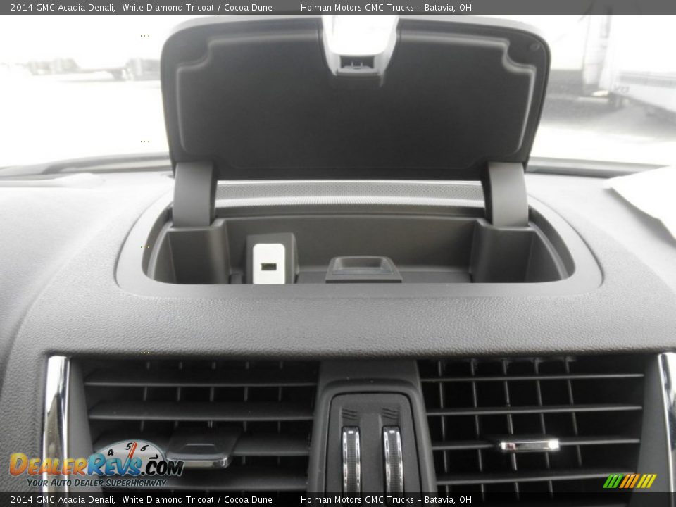 2014 GMC Acadia Denali White Diamond Tricoat / Cocoa Dune Photo #13