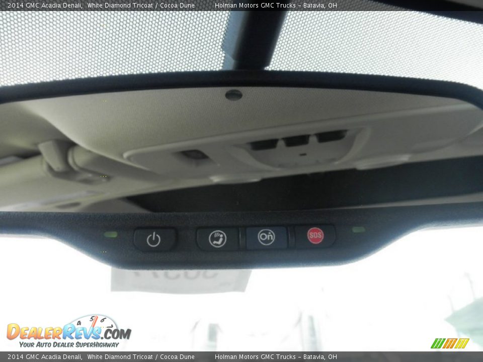 2014 GMC Acadia Denali White Diamond Tricoat / Cocoa Dune Photo #20