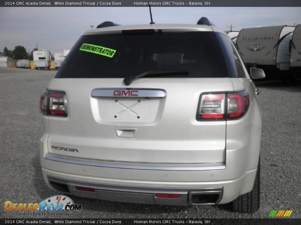 2014 GMC Acadia Denali White Diamond Tricoat / Cocoa Dune Photo #32