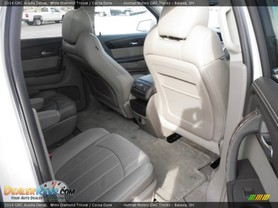 2014 GMC Acadia Denali White Diamond Tricoat / Cocoa Dune Photo #33