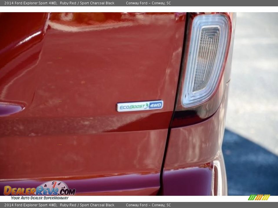 2014 Ford Explorer Sport 4WD Ruby Red / Sport Charcoal Black Photo #7