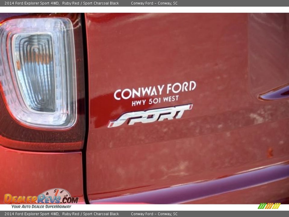 2014 Ford Explorer Sport 4WD Ruby Red / Sport Charcoal Black Photo #8