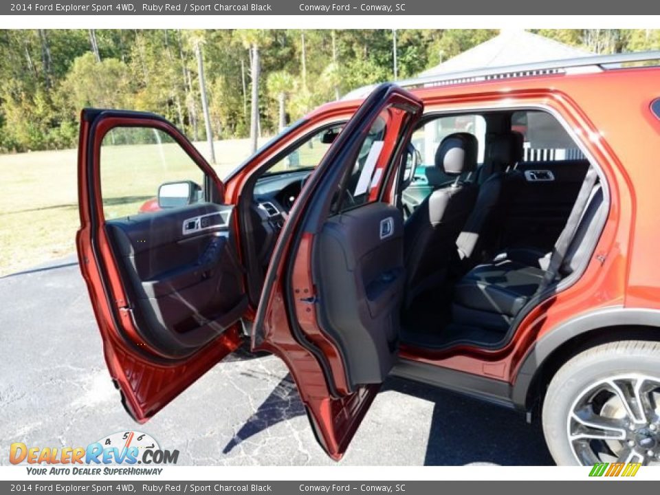 2014 Ford Explorer Sport 4WD Ruby Red / Sport Charcoal Black Photo #12