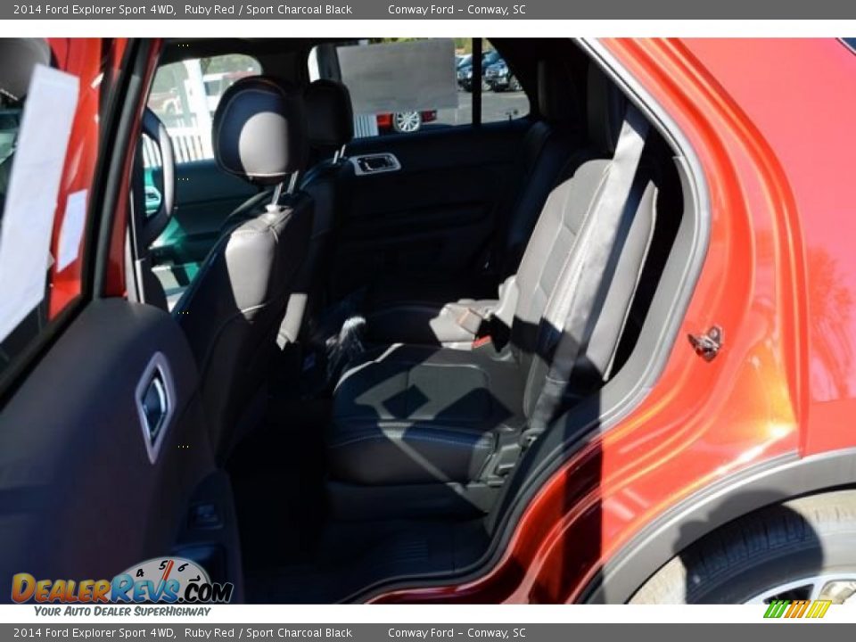 2014 Ford Explorer Sport 4WD Ruby Red / Sport Charcoal Black Photo #13