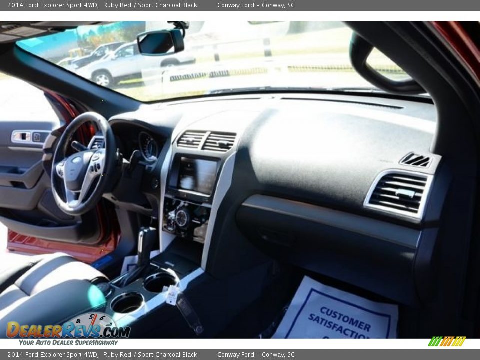 2014 Ford Explorer Sport 4WD Ruby Red / Sport Charcoal Black Photo #21