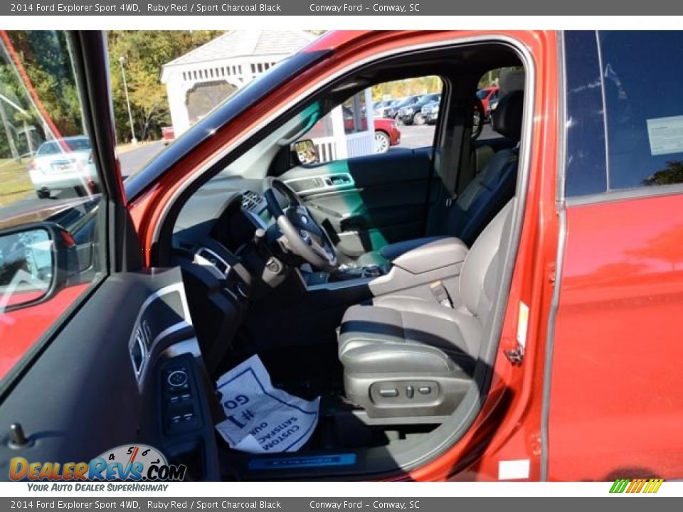 2014 Ford Explorer Sport 4WD Ruby Red / Sport Charcoal Black Photo #22