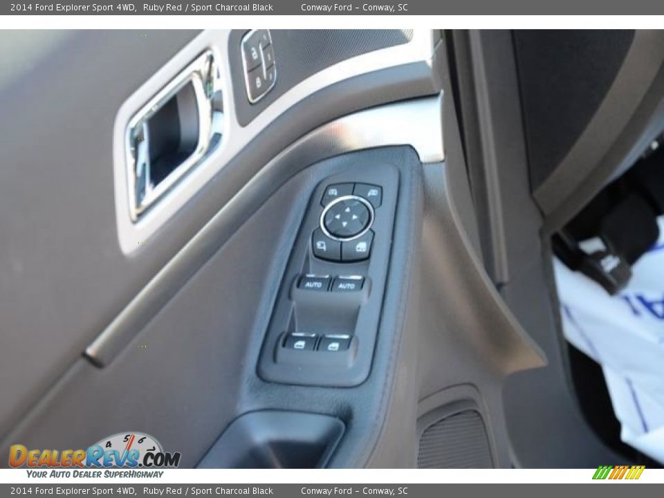 2014 Ford Explorer Sport 4WD Ruby Red / Sport Charcoal Black Photo #23