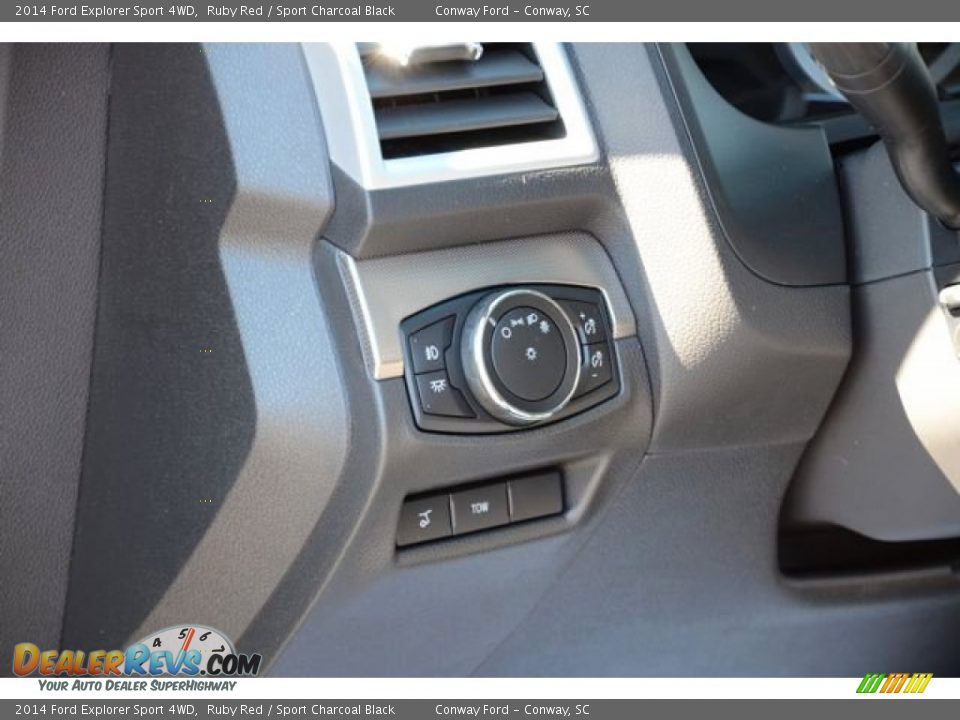 2014 Ford Explorer Sport 4WD Ruby Red / Sport Charcoal Black Photo #25