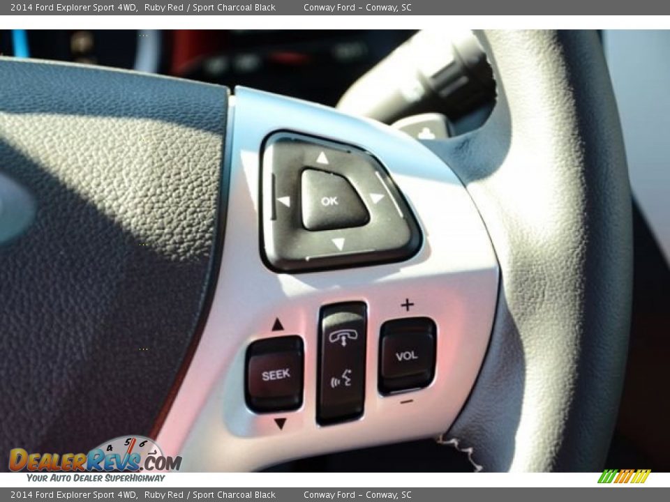 2014 Ford Explorer Sport 4WD Ruby Red / Sport Charcoal Black Photo #28