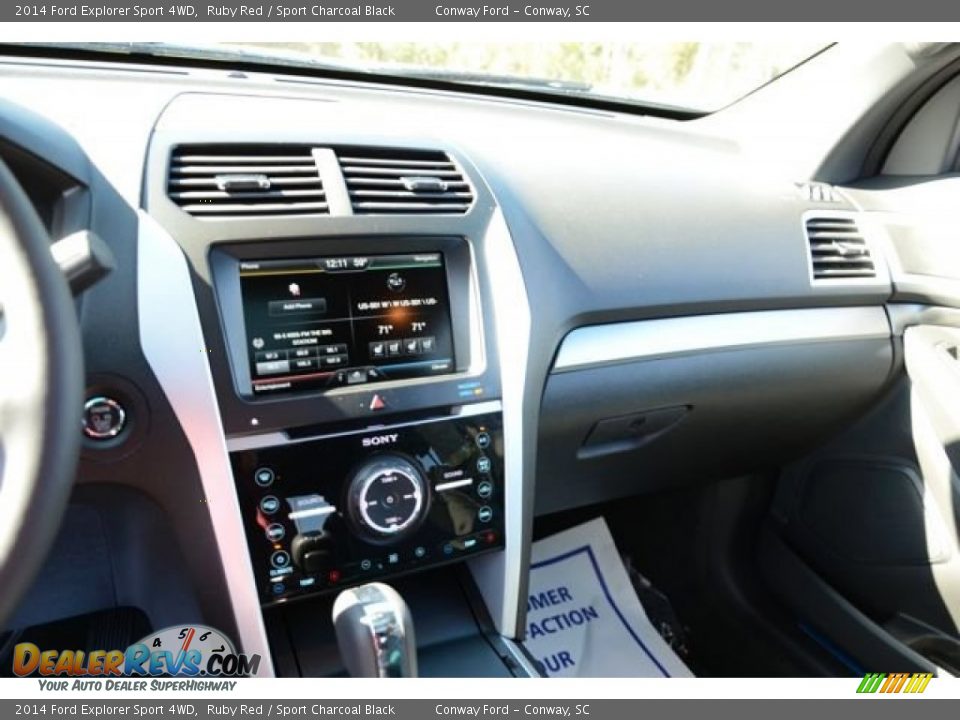2014 Ford Explorer Sport 4WD Ruby Red / Sport Charcoal Black Photo #31