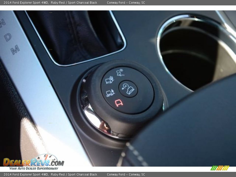 2014 Ford Explorer Sport 4WD Ruby Red / Sport Charcoal Black Photo #34