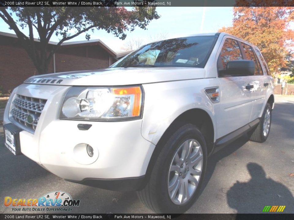 2008 Land Rover LR2 SE Whistler White / Ebony Black Photo #1