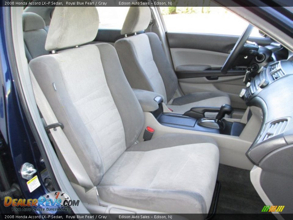 2008 Honda Accord LX-P Sedan Royal Blue Pearl / Gray Photo #14