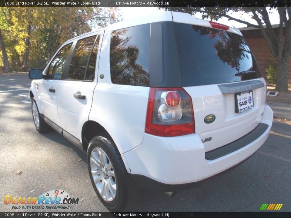 2008 Land Rover LR2 SE Whistler White / Ebony Black Photo #3