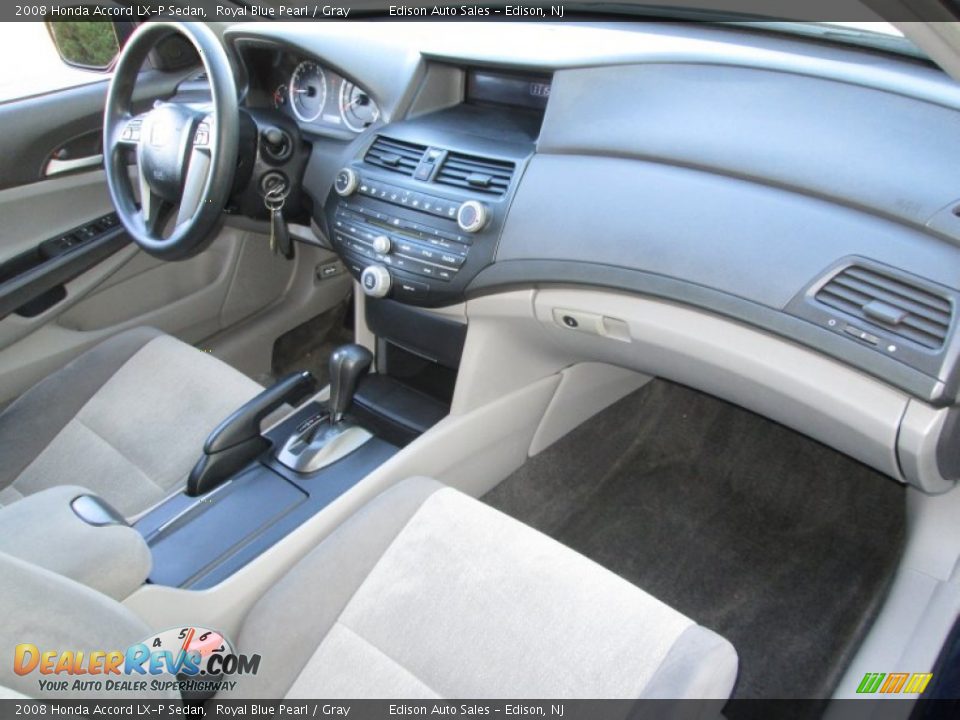2008 Honda Accord LX-P Sedan Royal Blue Pearl / Gray Photo #16
