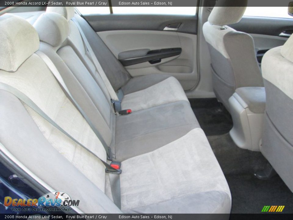 2008 Honda Accord LX-P Sedan Royal Blue Pearl / Gray Photo #18