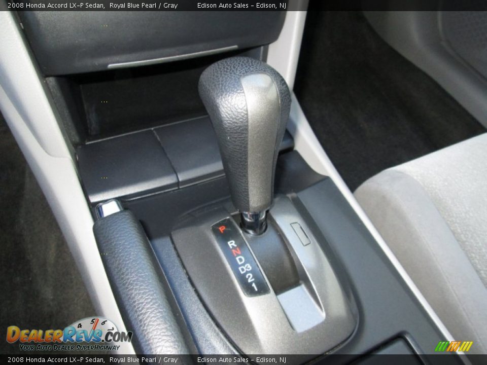 2008 Honda Accord LX-P Sedan Royal Blue Pearl / Gray Photo #20