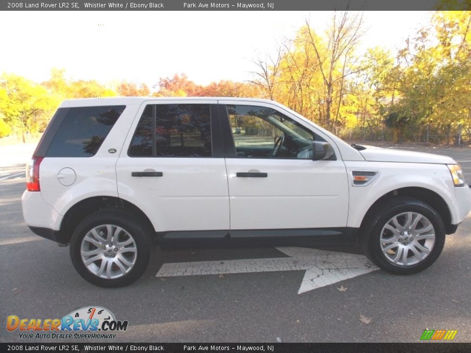2008 Land Rover LR2 SE Whistler White / Ebony Black Photo #6