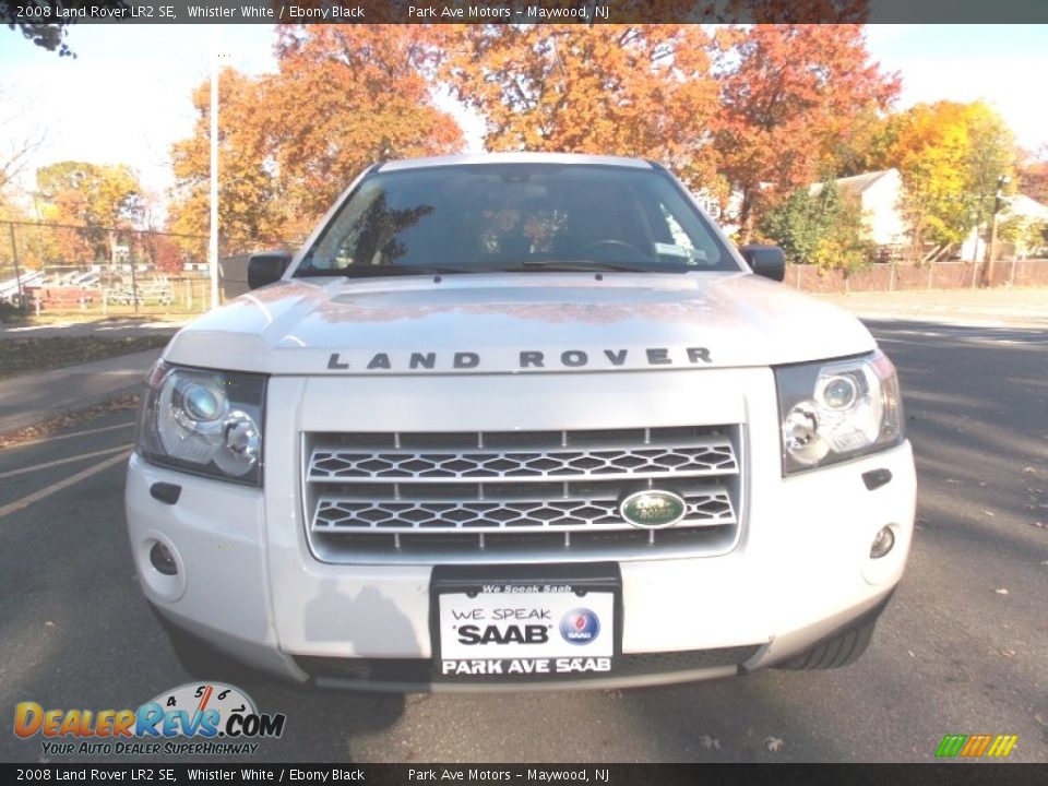 2008 Land Rover LR2 SE Whistler White / Ebony Black Photo #8
