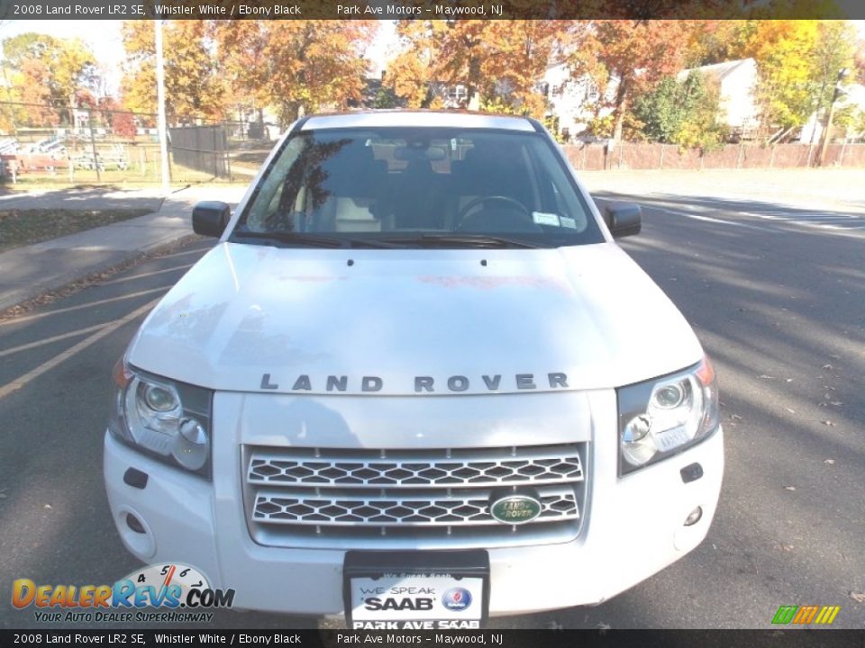 2008 Land Rover LR2 SE Whistler White / Ebony Black Photo #9