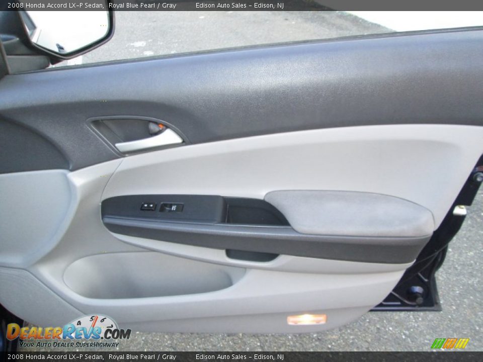 2008 Honda Accord LX-P Sedan Royal Blue Pearl / Gray Photo #26