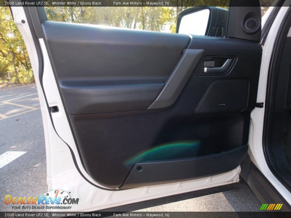 2008 Land Rover LR2 SE Whistler White / Ebony Black Photo #10