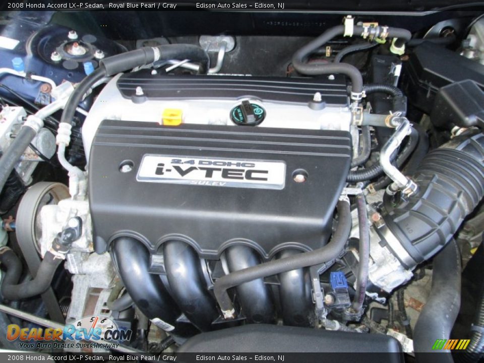 2008 Honda Accord LX-P Sedan Royal Blue Pearl / Gray Photo #27