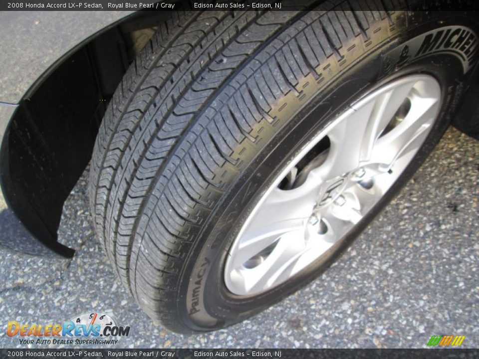 2008 Honda Accord LX-P Sedan Royal Blue Pearl / Gray Photo #29