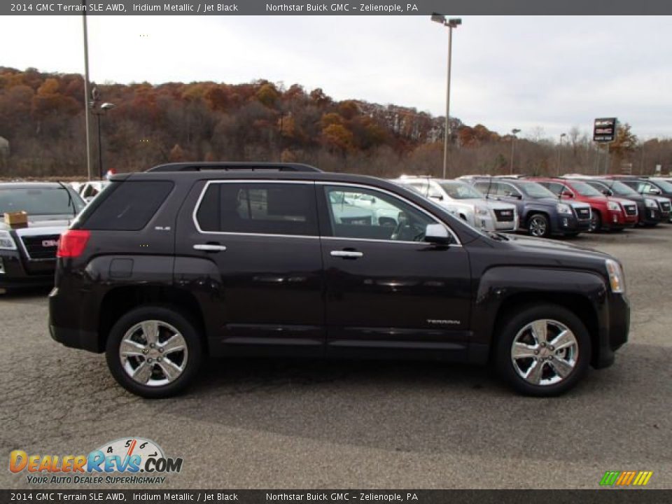 2014 GMC Terrain SLE AWD Iridium Metallic / Jet Black Photo #4