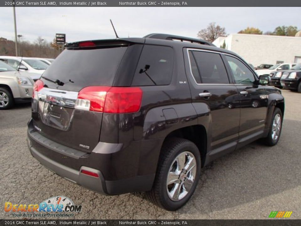 2014 GMC Terrain SLE AWD Iridium Metallic / Jet Black Photo #5