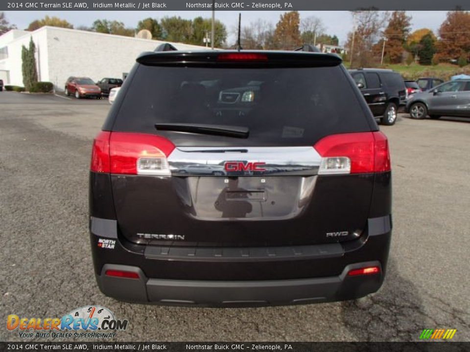 2014 GMC Terrain SLE AWD Iridium Metallic / Jet Black Photo #6